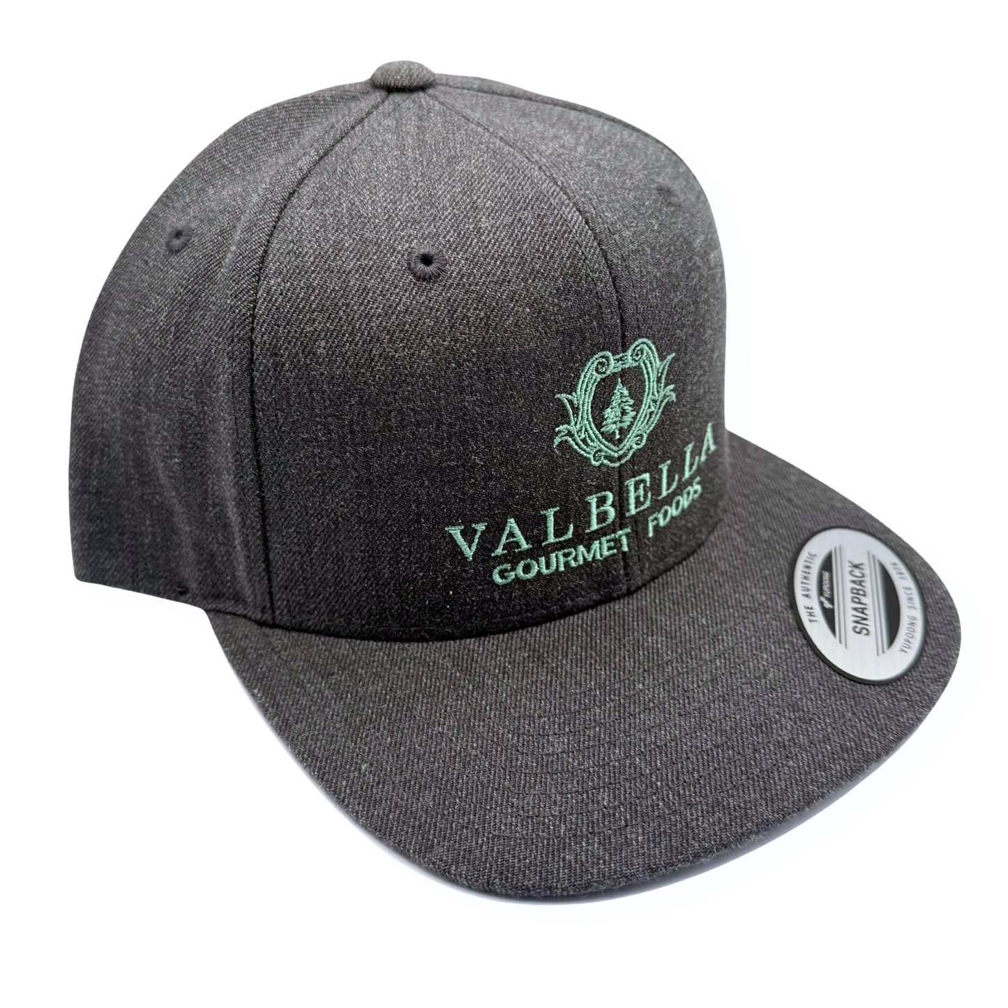 Valbella Grey Snapback Hat