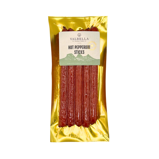 Hot Pepperoni Sticks - Pack of 5