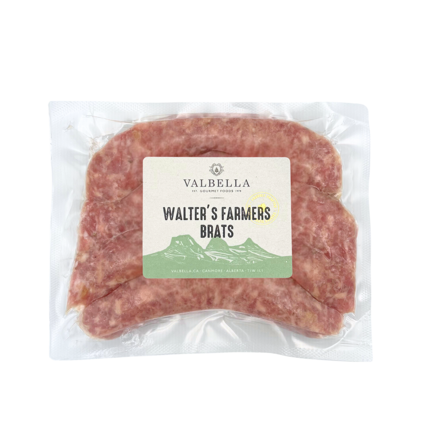 Walter's Farmer's Bratwurst 1978 - Raw