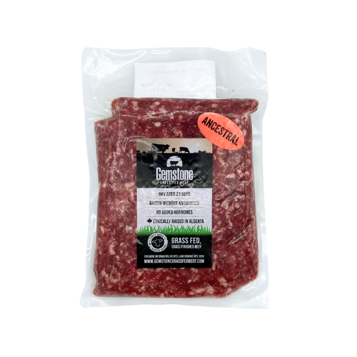 Gemstone Grass Fed Ground Beef Ancestral