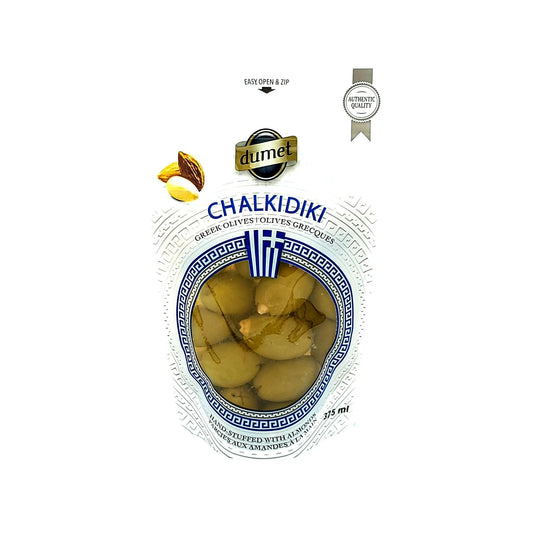 Dumet - Chalkidiki Garlic Olives - 375ml - Valbella Gourmet Foods