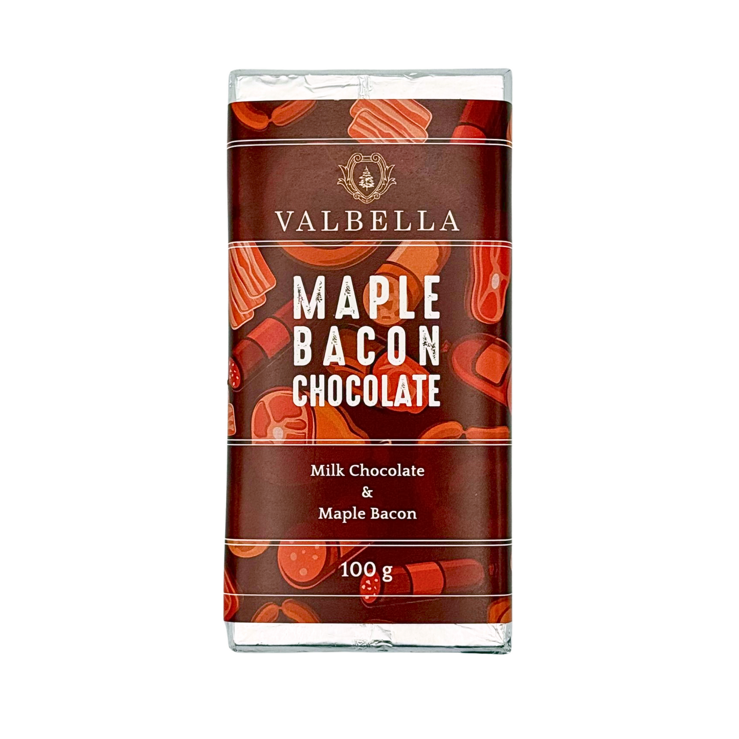 Valbella Chocolate - Maple Bacon Chocolate - 100g