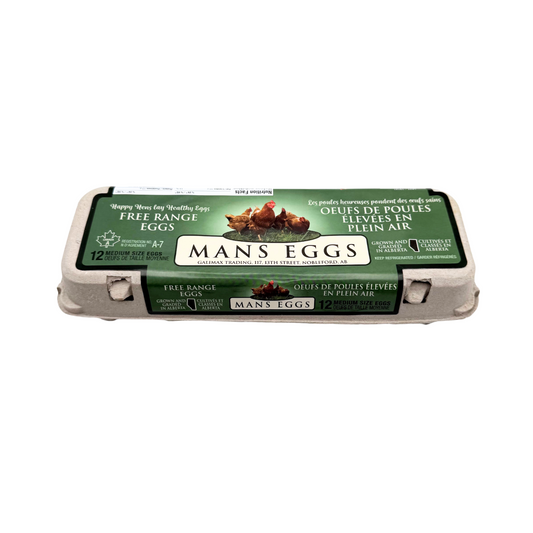 Mans Eggs - Dozen Free Range Eggs