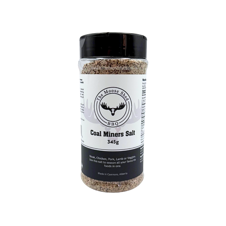 The Moose Shed BBQ - Coal Miners Salt - 345g