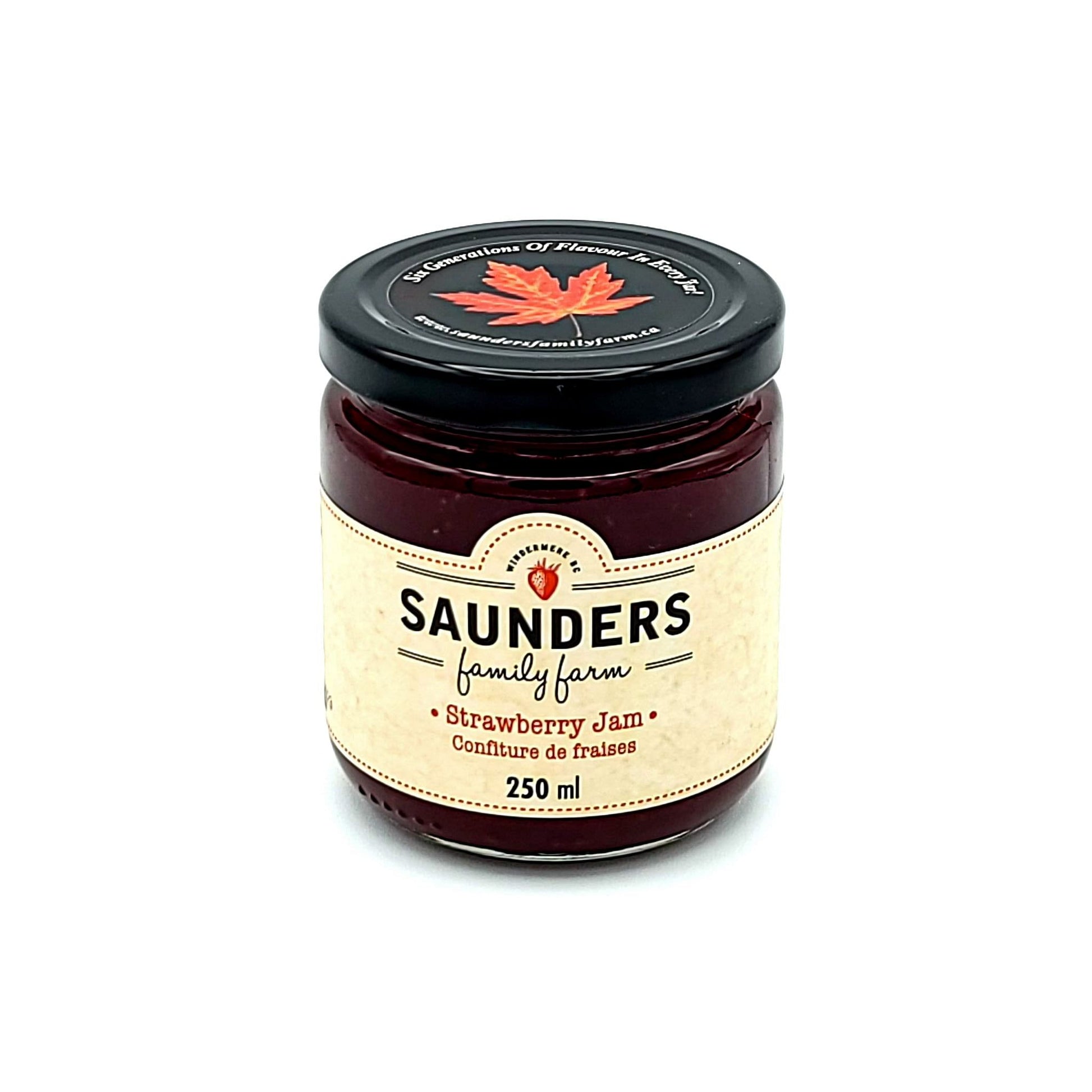 Saunders Family Farm - Strawberry Jam - Valbella Gourmet Foods