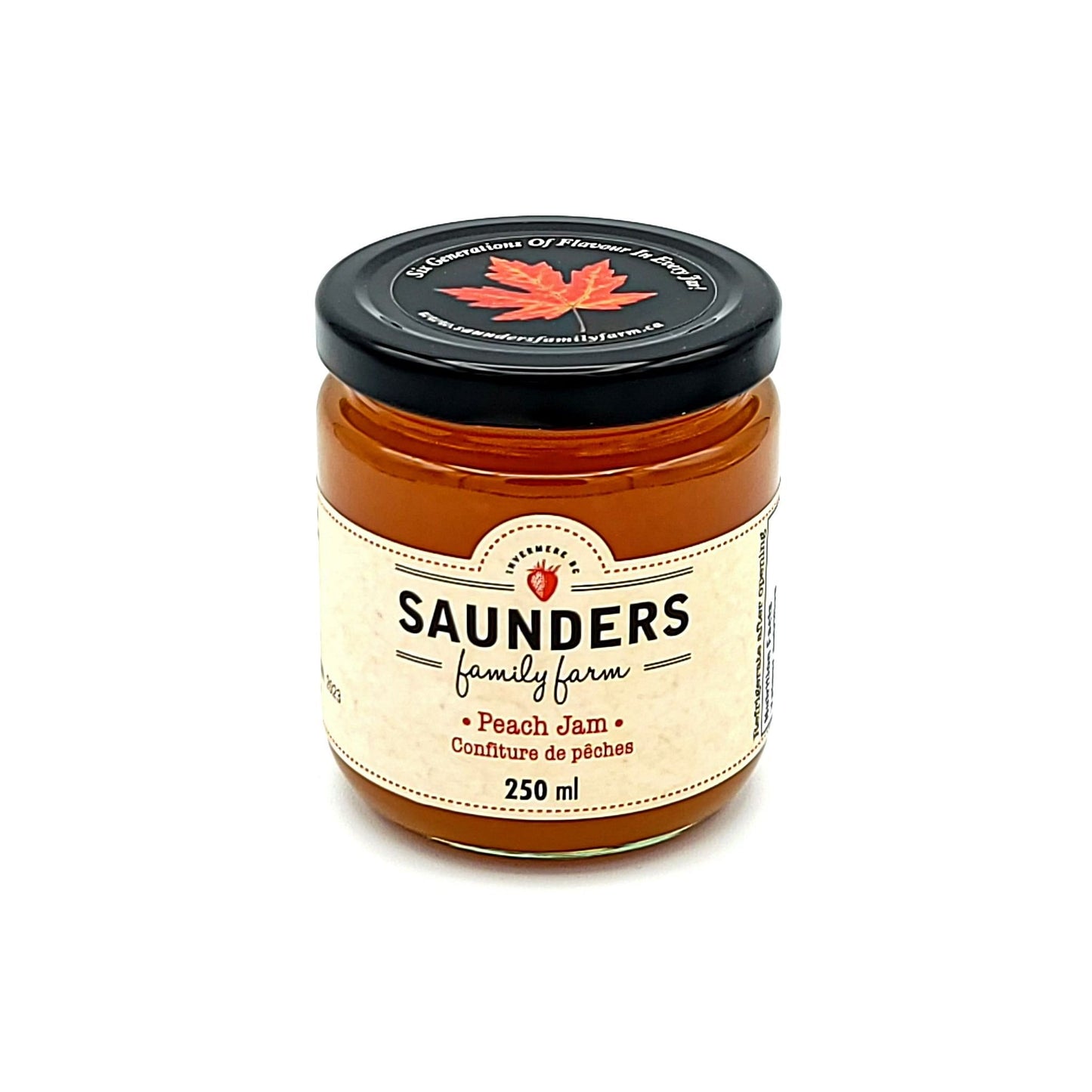 Saunders Family Farm - Peach Jam - Valbella Gourmet Foods