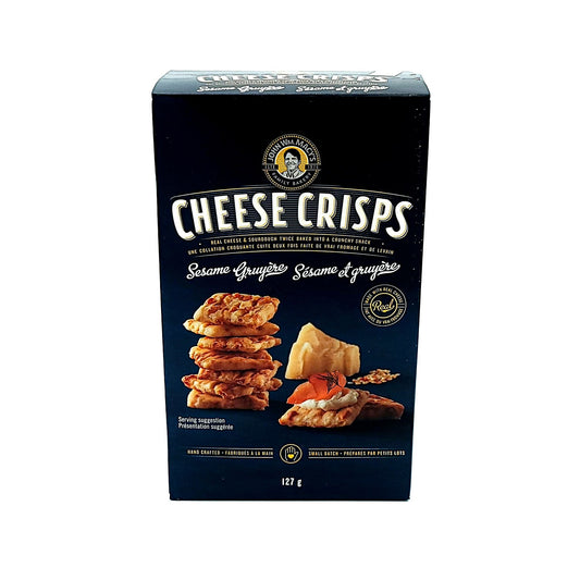 John Wm.Macy's Cheese Crisps - Sesame & Gruyere - 127g - Valbella Gourmet Foods