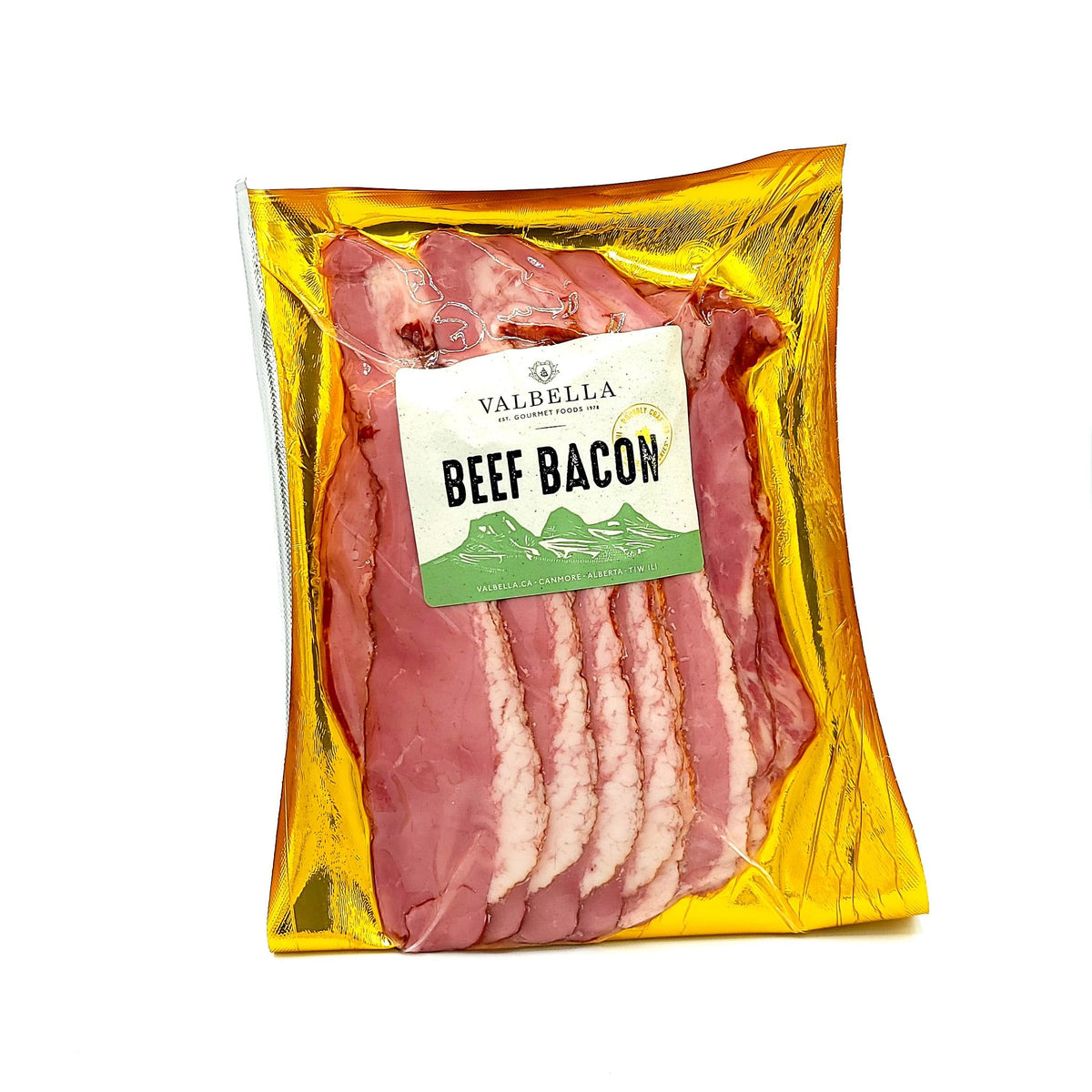 Valbella Beef Bacon Sliced Valbella Gourmet Foods