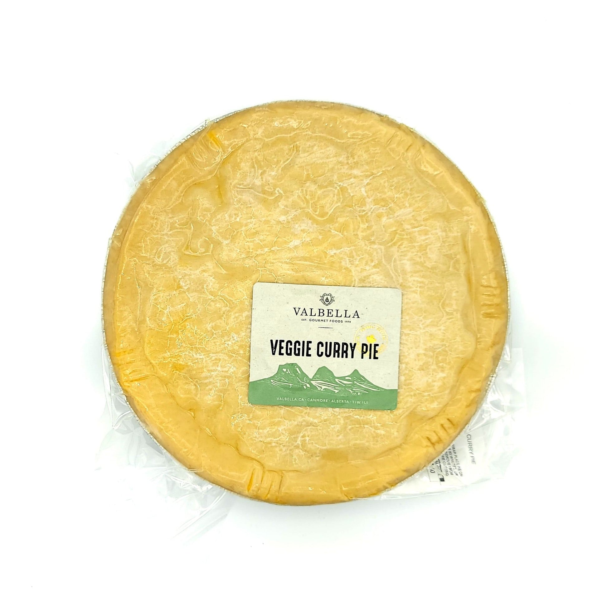 Veggie Curry Pie - Large ~1kg - Valbella Gourmet Foods