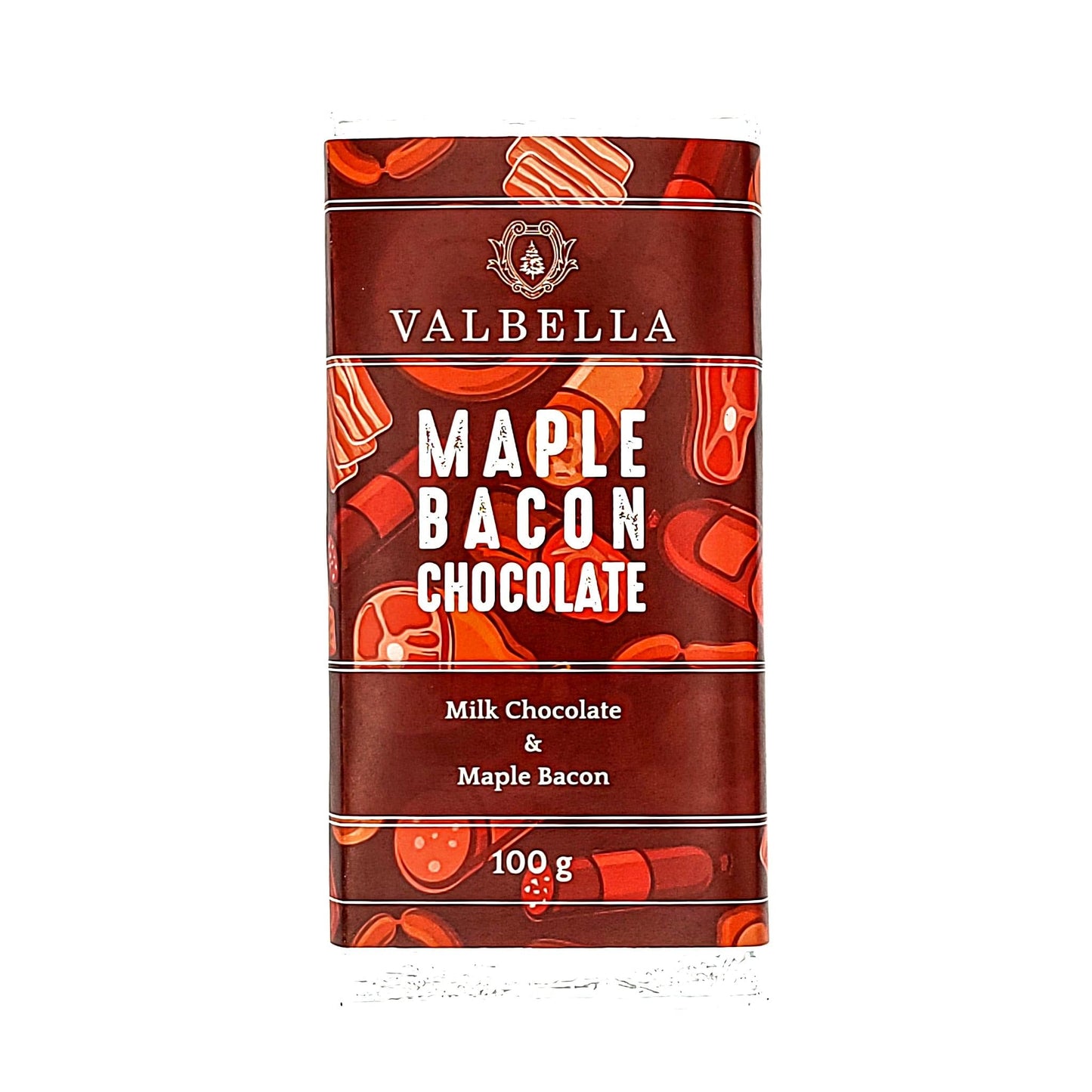 Valbella Chocolate - Maple Bacon Chocolate - 100g