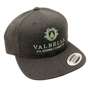 Valbella Grey Snapback Hat